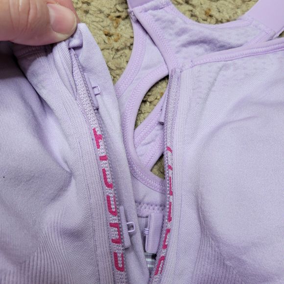 Shefit Size Luxe Large Lilac Purple and Pink Low Impact Adjustable Sports Bra - Picture 7 of 8